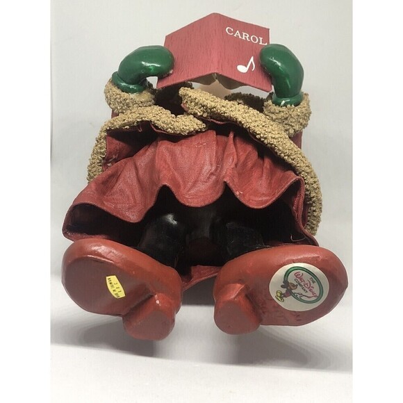 Kurt Adler Minnie Mouse Caroler 7” Figurine Fabric Mache Disney World W1520 - Picture 6 of 12